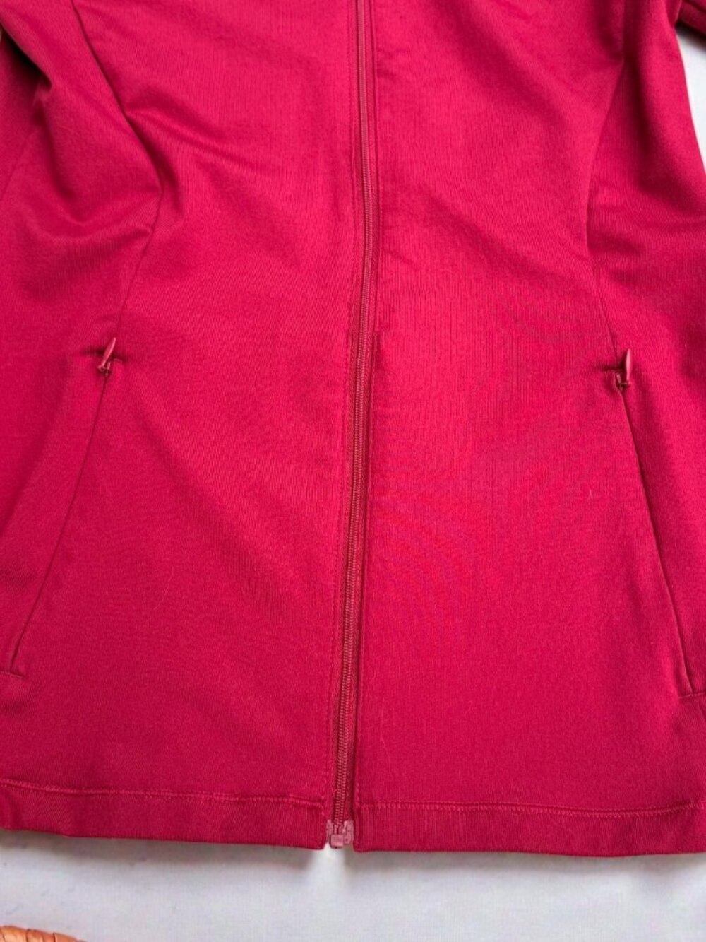 Gymshark Women's Size Small Burgundy Red Training Zip Up Jacket - Picture 3 of 8